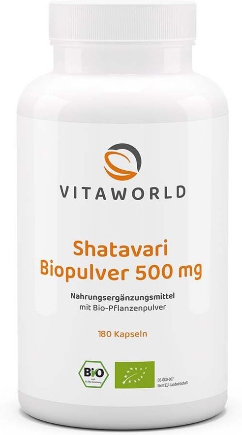Shatavari 500 mg Bio Kapseln 180 St