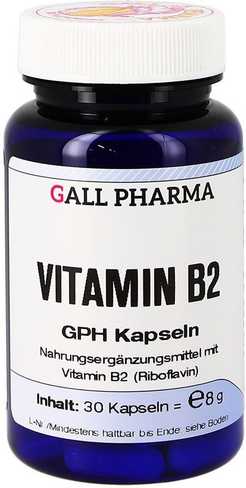 Vitamin B2 GPH 1,6 mg Kapseln 30 St