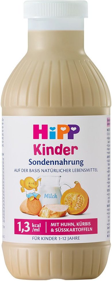 Thumbnail - Hipp Sondennahrung Huhn Kürbis & Süßkart.Kunst.Fl. 12x500 ml Flaschen