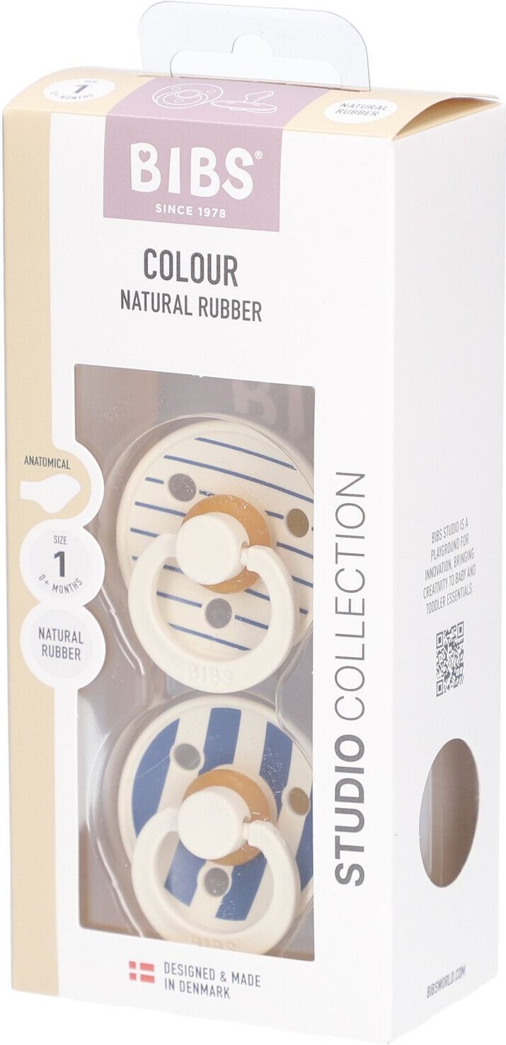 Bibs 1 - Anatomic Studio Duo Pin Steel Blue St Sauger