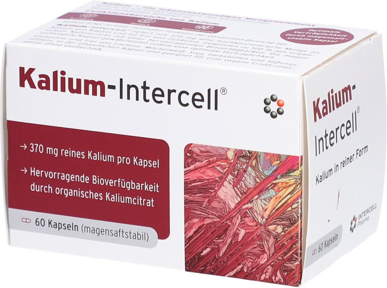 Kalium-Intercell magensaftresistente Hartkapseln 60 St Magensaftresistente