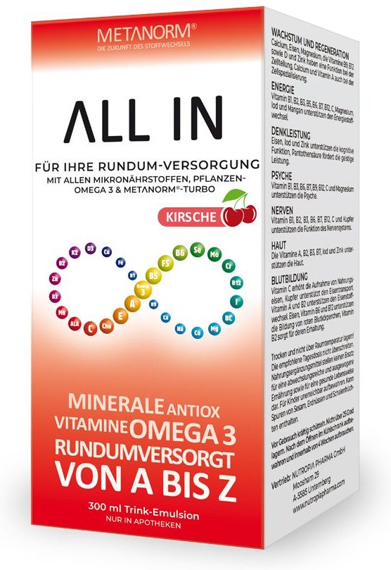 ALL IN Trink-Emu Metanorm 300 ml Flüssigkeit