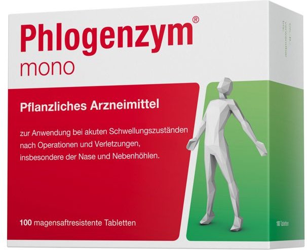 Phlogenzym mono magensaftresistente Tabletten 100 St magensaftresistent