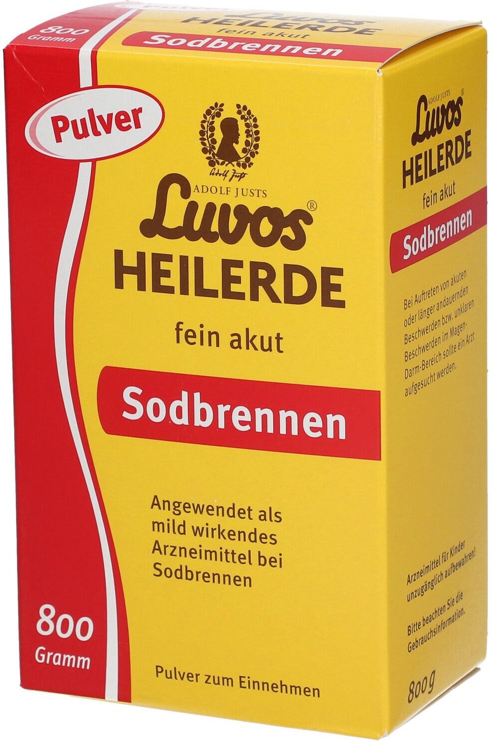 Luvos Heilerde fein akut Sodbrennen Pulver 800 g