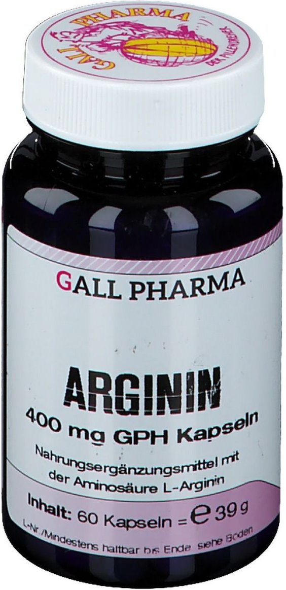 Arginin 400 mg GPH Kapseln 60 St