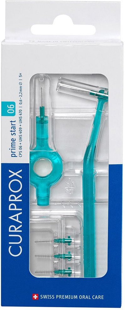 Curaprox Interdental Set CPS 06 mm türkis 5+2 St 1 Zahnbürste