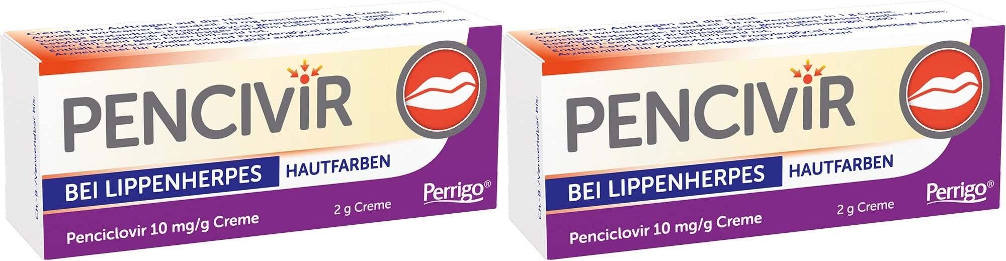 Thumbnail - Pencivir bei Lippenherpes Creme hautfarben 1% 2x 2x2 g