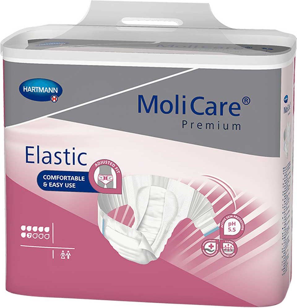 Molicare Premium Elastic Slip 7 Tropfen Gr.XL 4x14 St Einweghosen