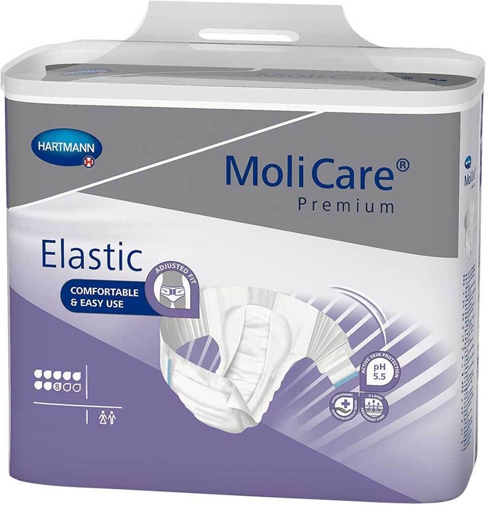 Molicare Premium Elastic Slip 8 Tropfen Gr.XL 4x14 St Einweghosen