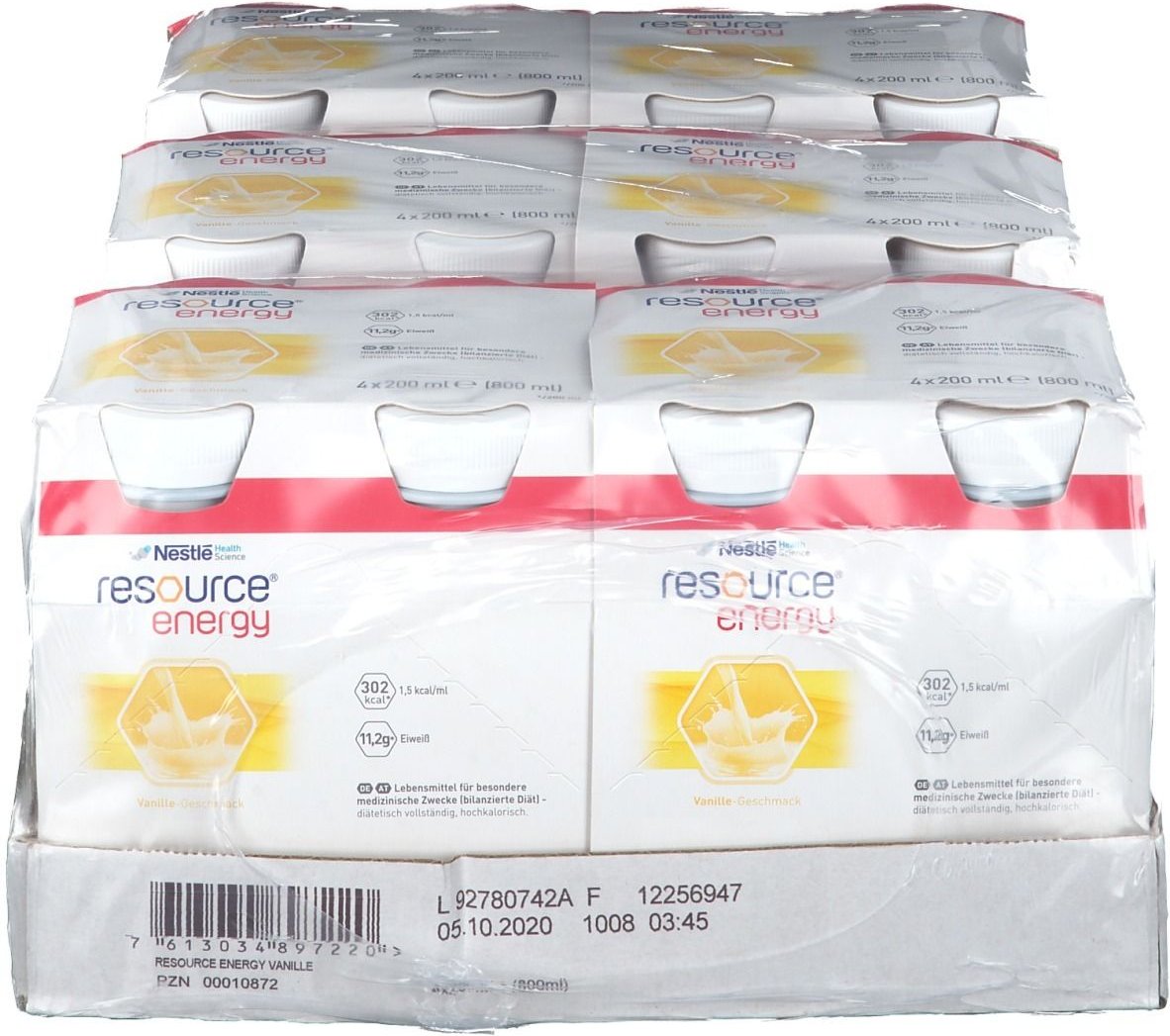 Resource Energy Vanille 24x200 ml Flüssigkeit