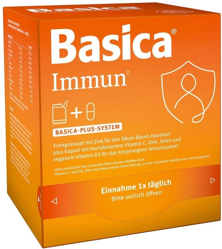 Basica Immun Trinkgranulat+Kapsel f.30 Tage 30 St Kombipackung