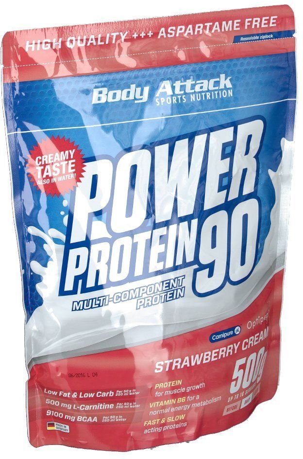 Power Protein 90 Strawberry Cream Pulver 500 g