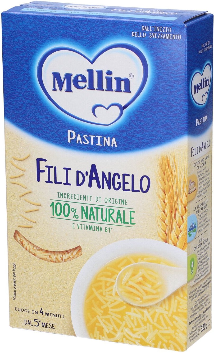 Mellin Pasta Fili D'angelo320G 320 g