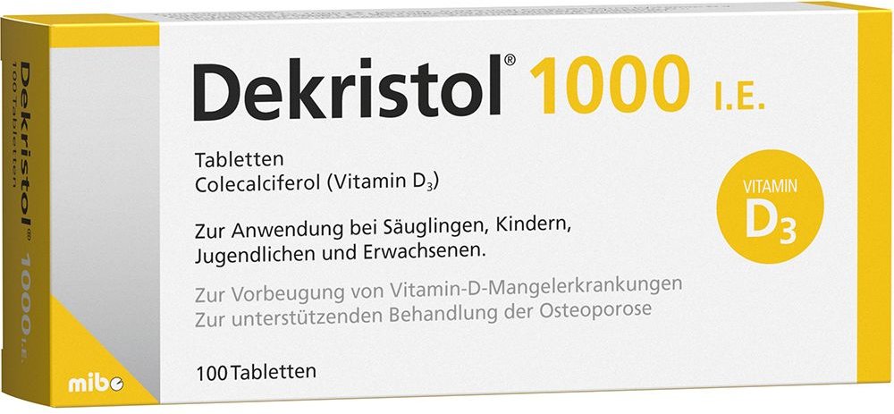 Dekristol 1.000 I.e. Tabletten 100 St