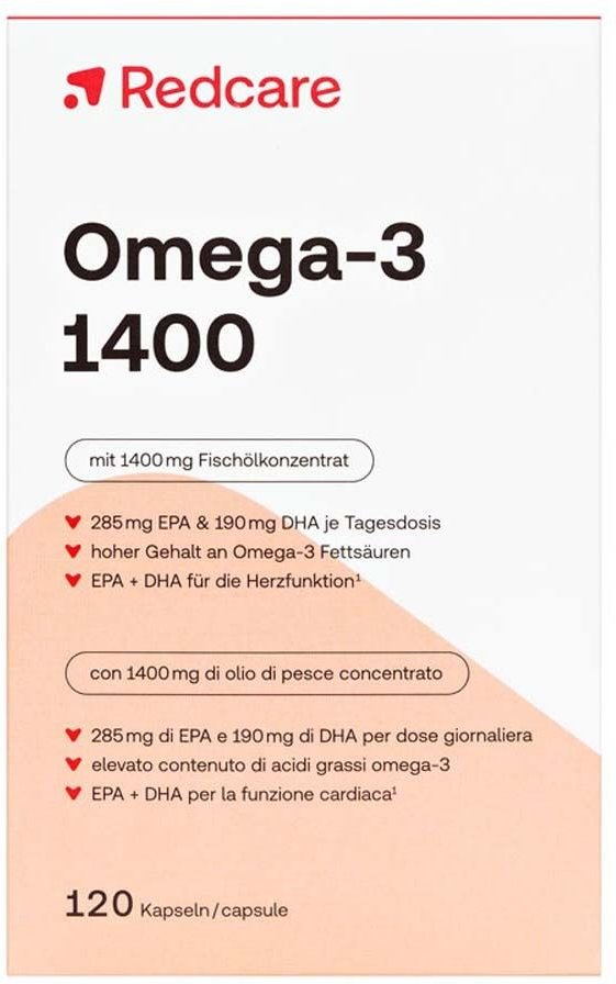 Redcare Omega-3 1400 Kapseln 120 St