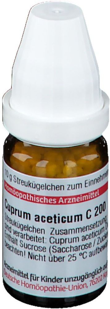 Cuprum Aceticum C 200 Globuli 10 g