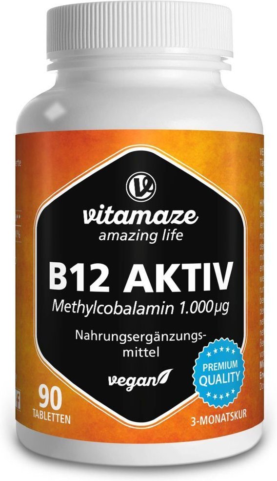 B12 Aktiv 1.000 µg vegan Tabletten