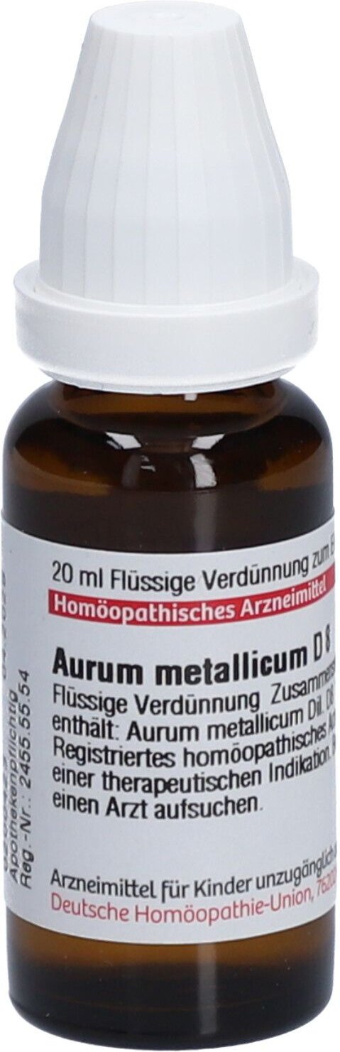 Thumbnail - Aurum Metallicum D 8 Dilution 20 ml