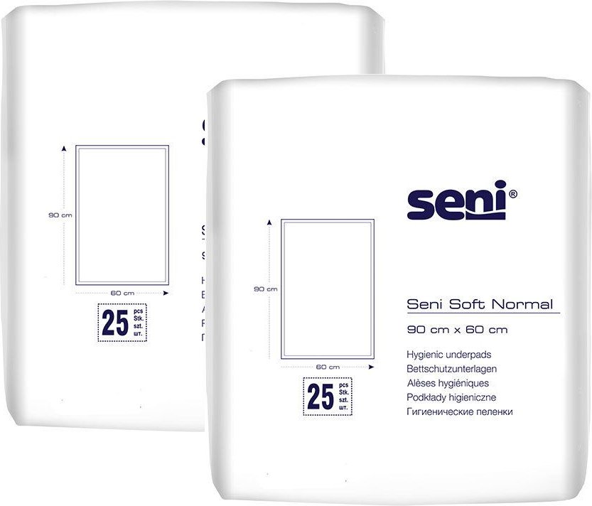 Seni Soft Normal Bettschutzunterlage 60x90 cm 2x25 St Unterlagen