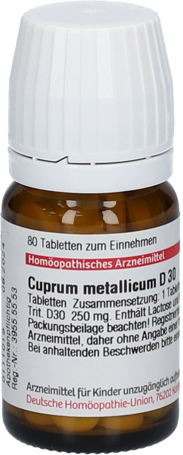 DHU Cuprum metallicum D 30 Tabletten