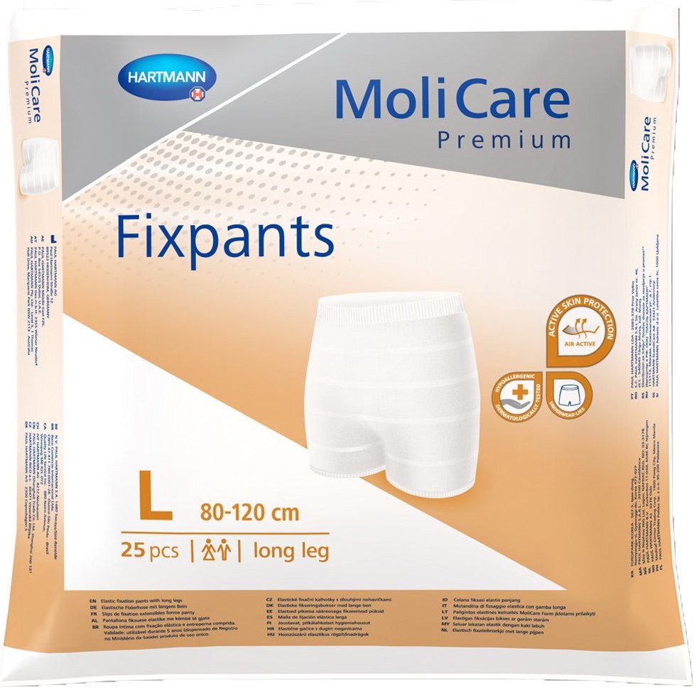 Molicare Premium Fixpants long leg Gr.L 25 St Fixierhosen