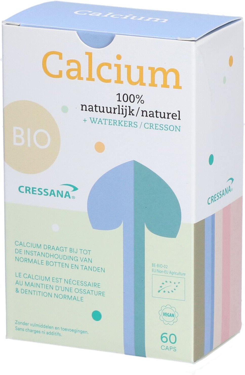 Cressana Calcium + Waterkers Bio 60 St Kapseln