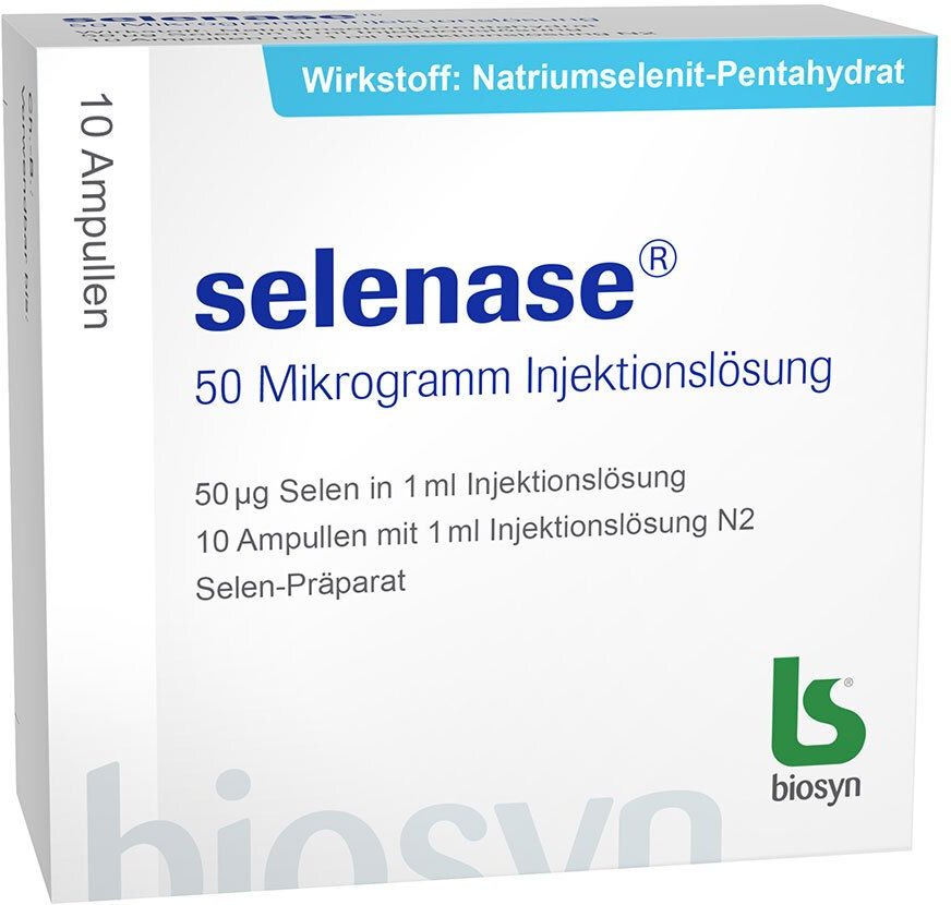 Selenase 50 Mikrogramm Injektionslösung