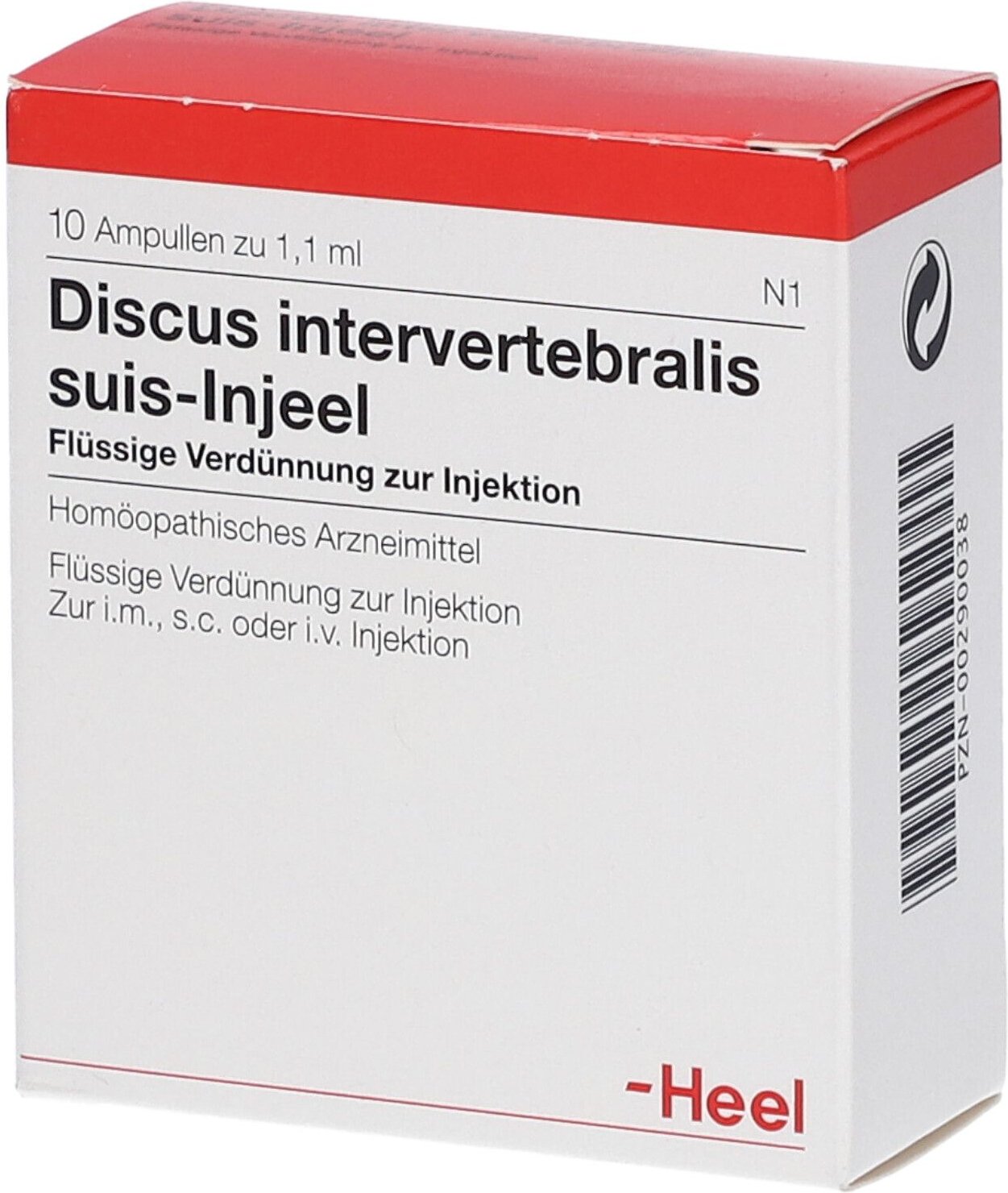 Discus intervertebralis suis Injeel Ampullen