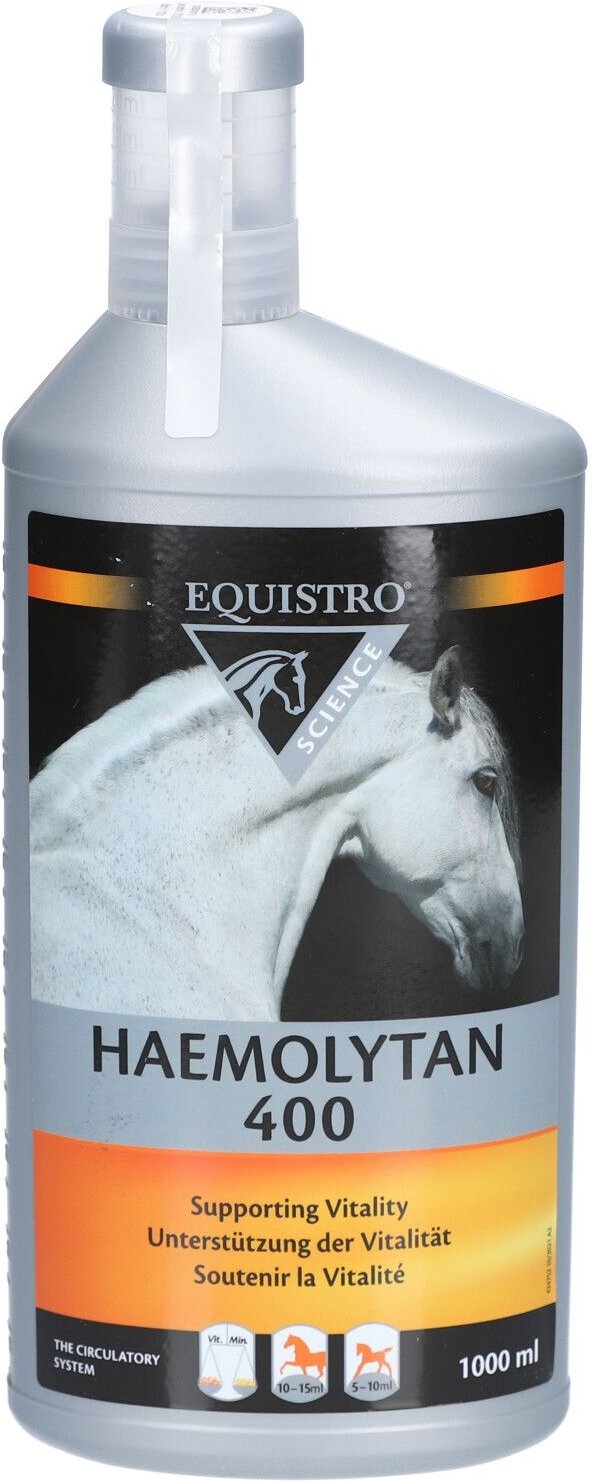 Equistro Haemolytan 400 Erg.Futterm.flüss.f.Pferde 1 l Flüssigkeit