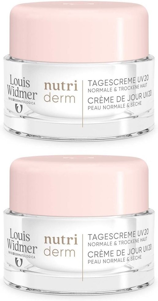 Widmer nutriderm Tagescreme UV 20 o.P. 2x 2x50 ml
