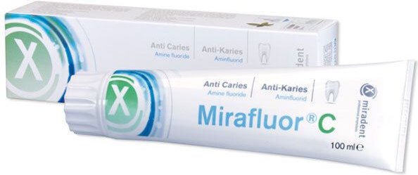 Miradent Zahncreme mirafluor C 100 ml