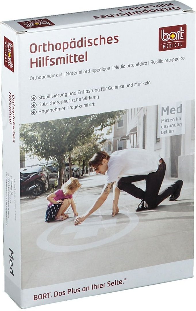 Bort Zweizug Kniestütze XL blau 1 St Bandage(s)