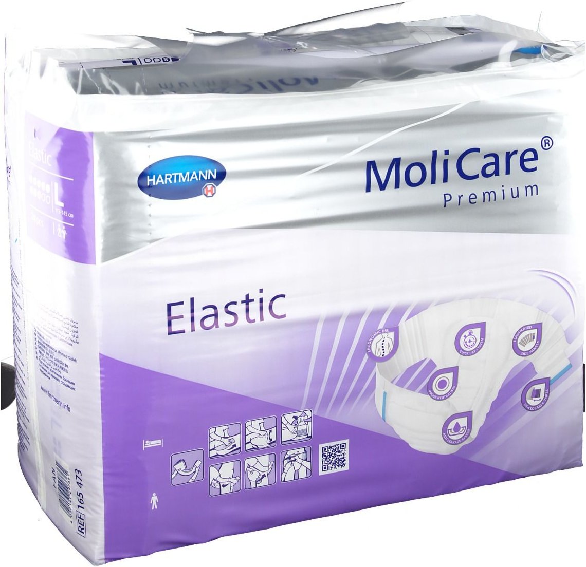 Molicare Premium Elastic Slip 8 Tropfen Gr.L 3x24 St Einreibung