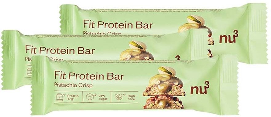 nu3 Fit Protein Bar Pistachio Crisp 3x55 g Riegel
