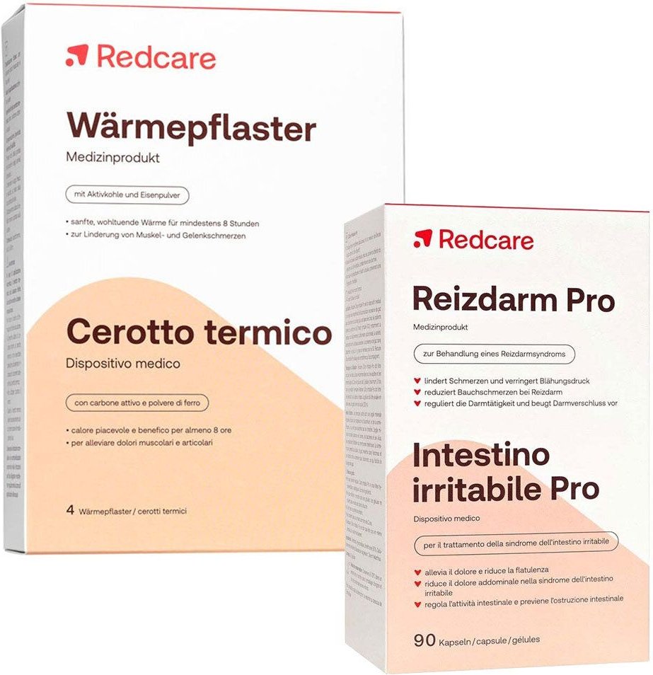 Redcare Wärmepflaster + Reizdarm Pro 1 St Set