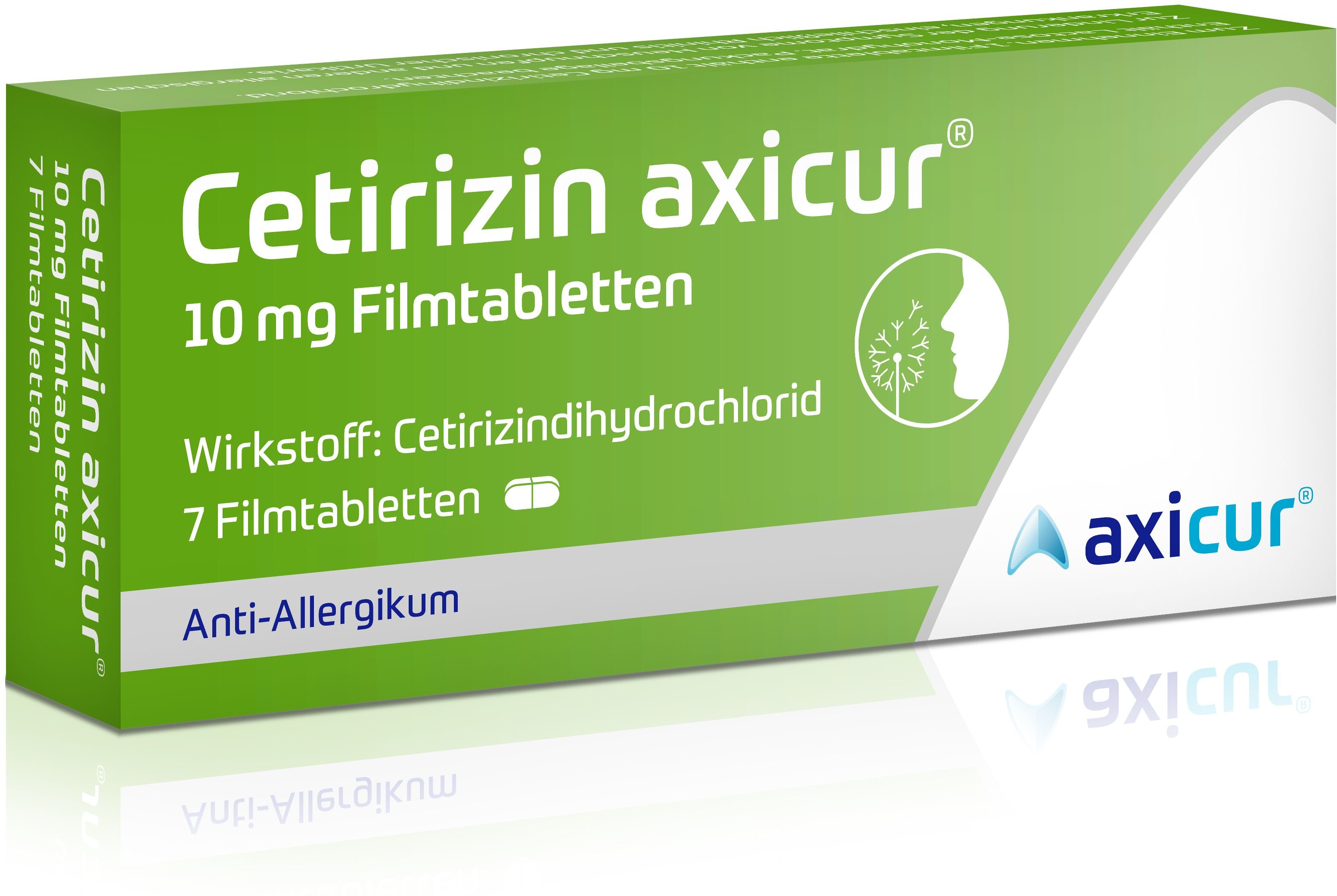 Cetirizin axicur 10 mg Filmtabletten