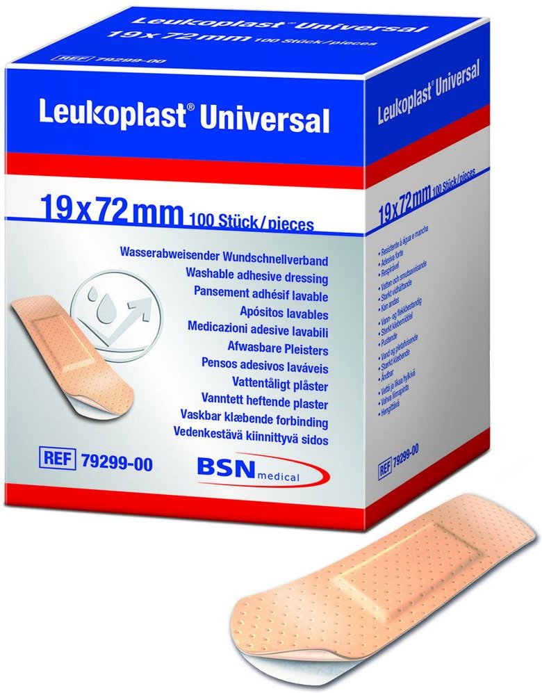 Leukoplast Universal Strips wasserabw.19x72 mm 100 St Pflaster