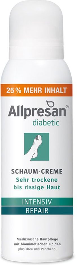 Thumbnail - Allpresan diabetic Inten.+Repair m.Urea Schaum-Cr. 125 ml Schaum