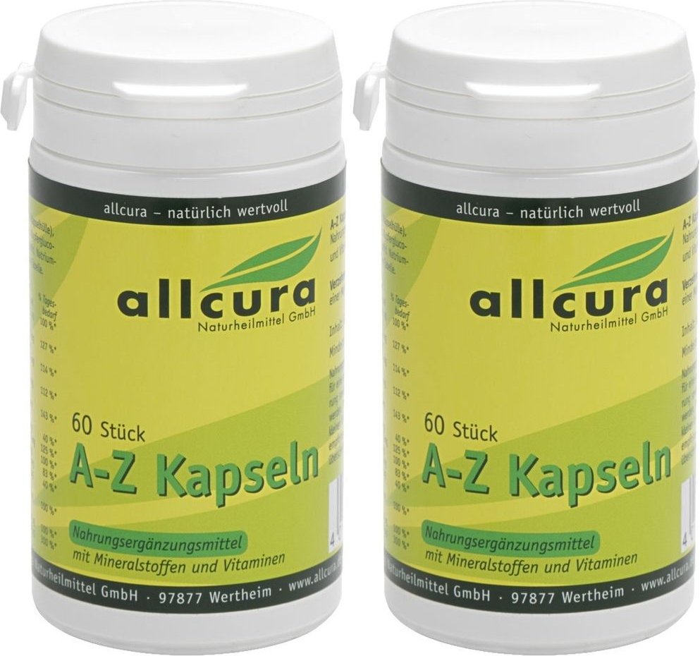 A-Z Kapseln mit Mineralstoffen und Vitaminen 2x 2x60 St
