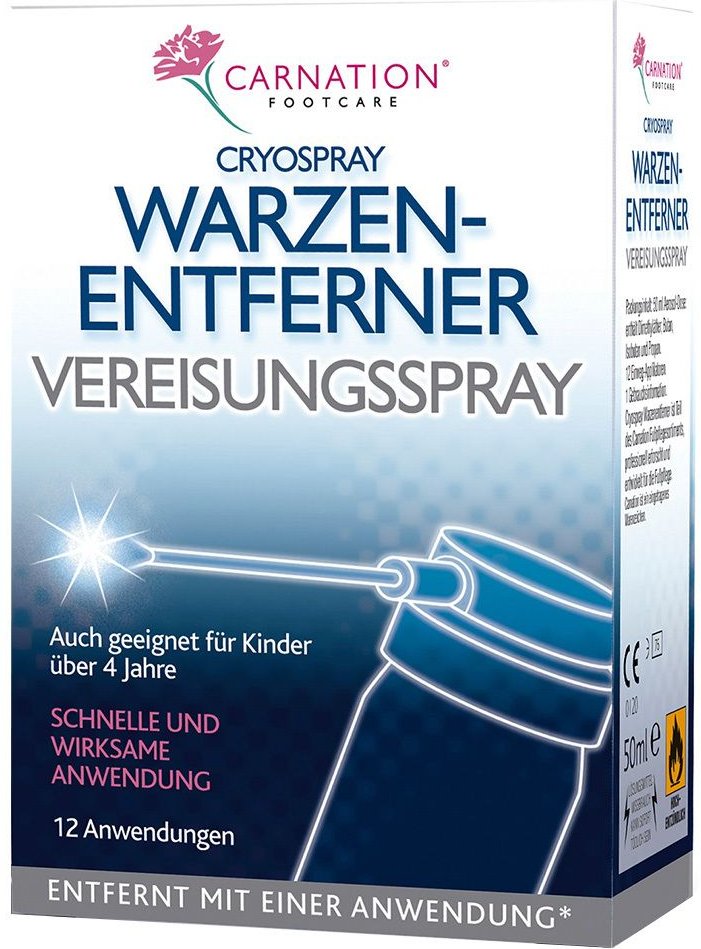 Warzenentferner Carnation Vereisungsspray 50 ml Dosieraerosol