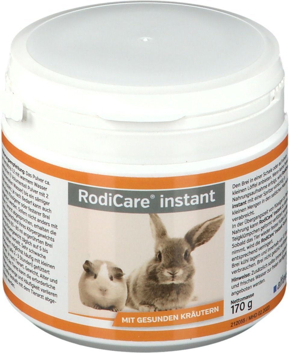 Rodicare instant Pulver f.Kaninchen/Nagetiere 170 g zur Herstellung einer Lösung zum Einnehmen