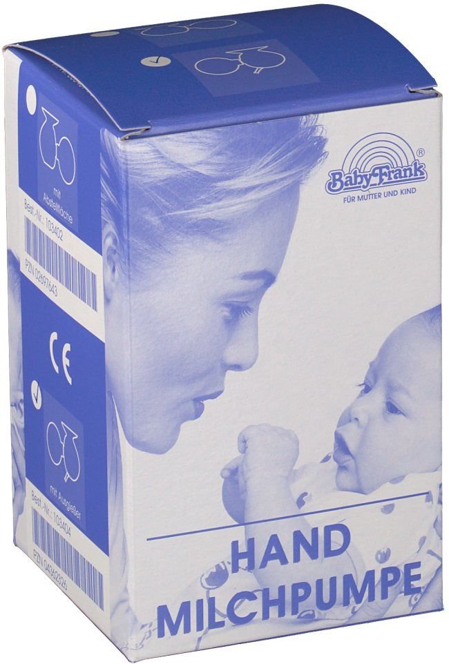 Milchpumpe Frank Hand m.Auffangbeh.Glas m.Abl. 1 St Pumpe