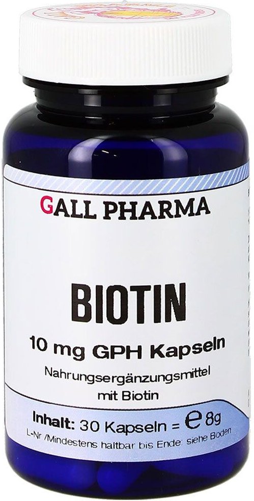 Biotin 10 mg GPH Kapseln 30 St