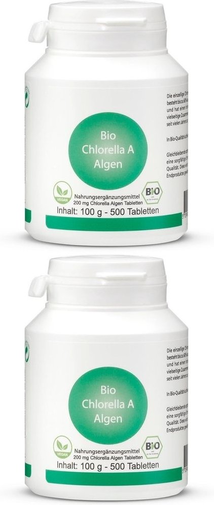 BIO Chlorella A x2 2x500 St Tabletten