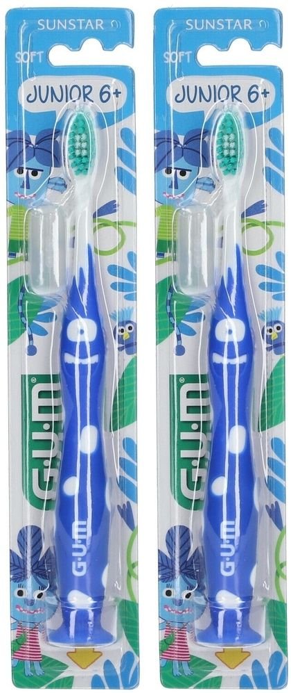 GUM Junior Zahnbürste 6-9 Jahre 2x 2x1 St