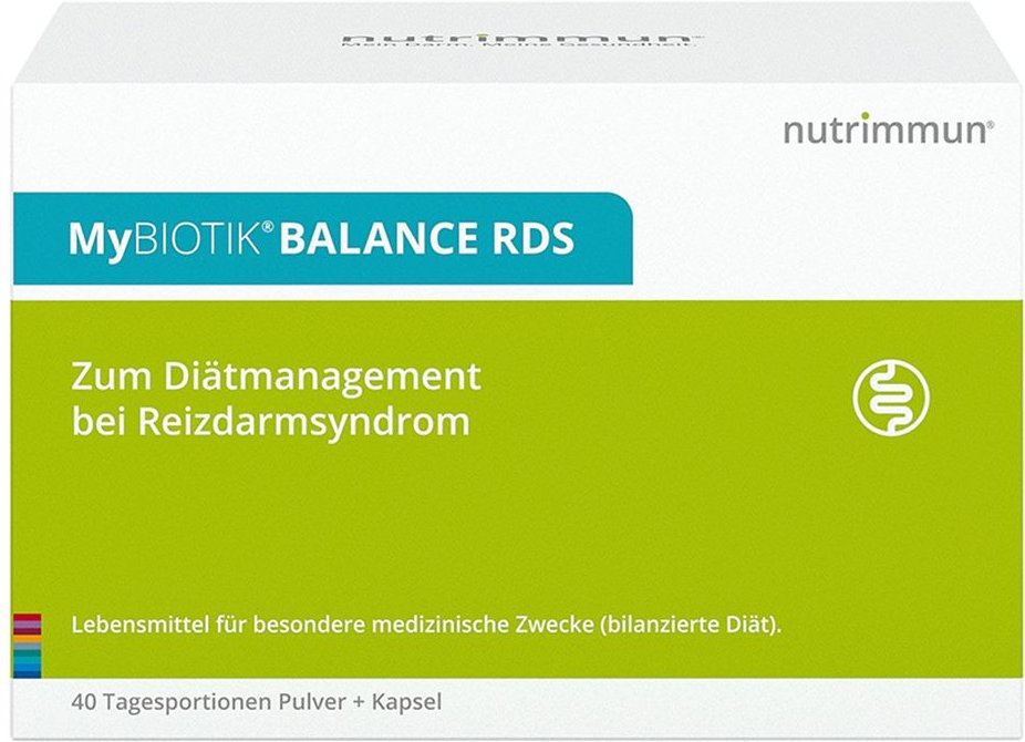 Mybiotik Balance RDS 40x2 g Plv.+40 Kapseln 40 St Beutel