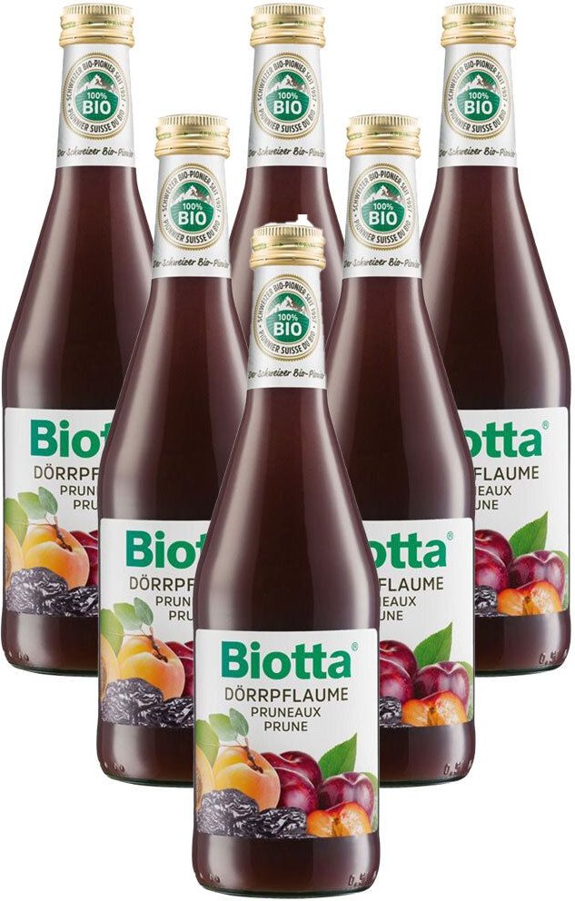 Biotta Bio Dörrpflaume, Saft 6x500 ml
