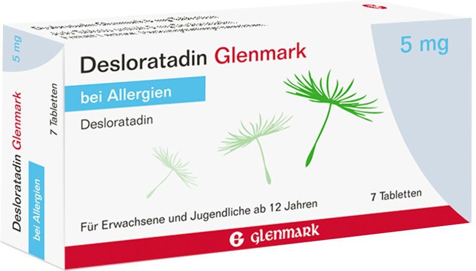 Thumbnail - Desloratadin Glenmark 5 mg Tabletten 7 St