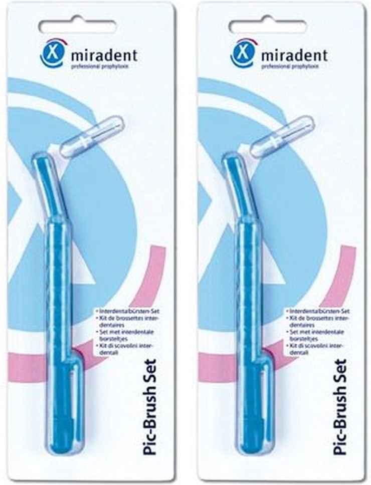 Miradent Picbru SET Bltr1 x2 2x1 St Zahnbürste