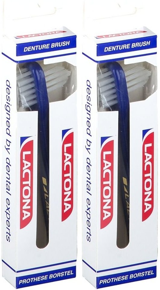 Prothesenzahnbuer Lactona x2 2x1 St Zahnbürste